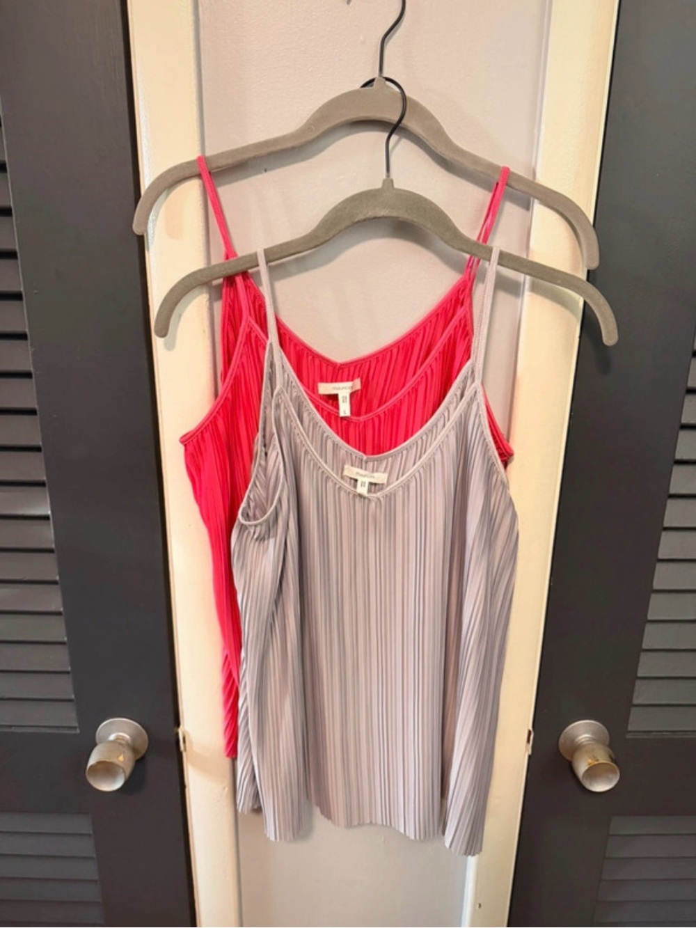 Maurice’s Pleated Purple and Fuchsia Cami